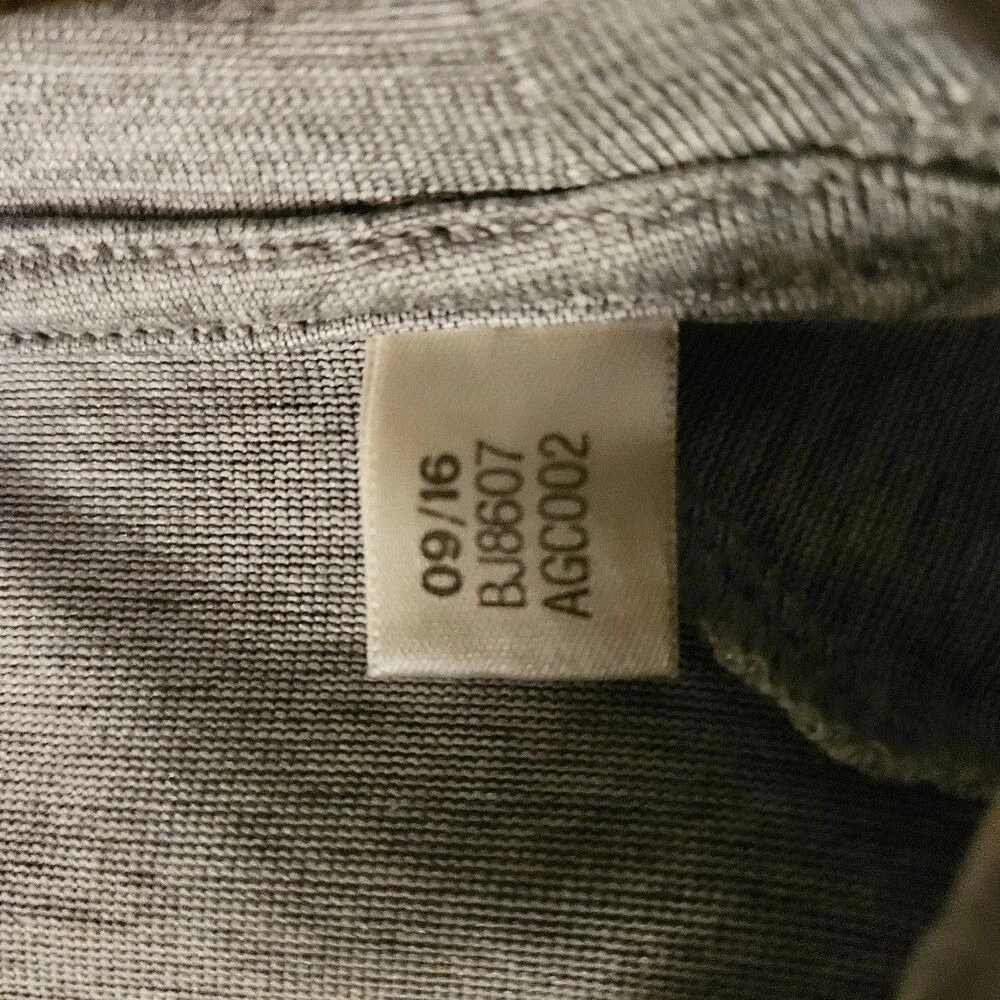 Adidas Climalite Mens Large Crew SS Gray Moisture Wicking‎ Athletic Tee